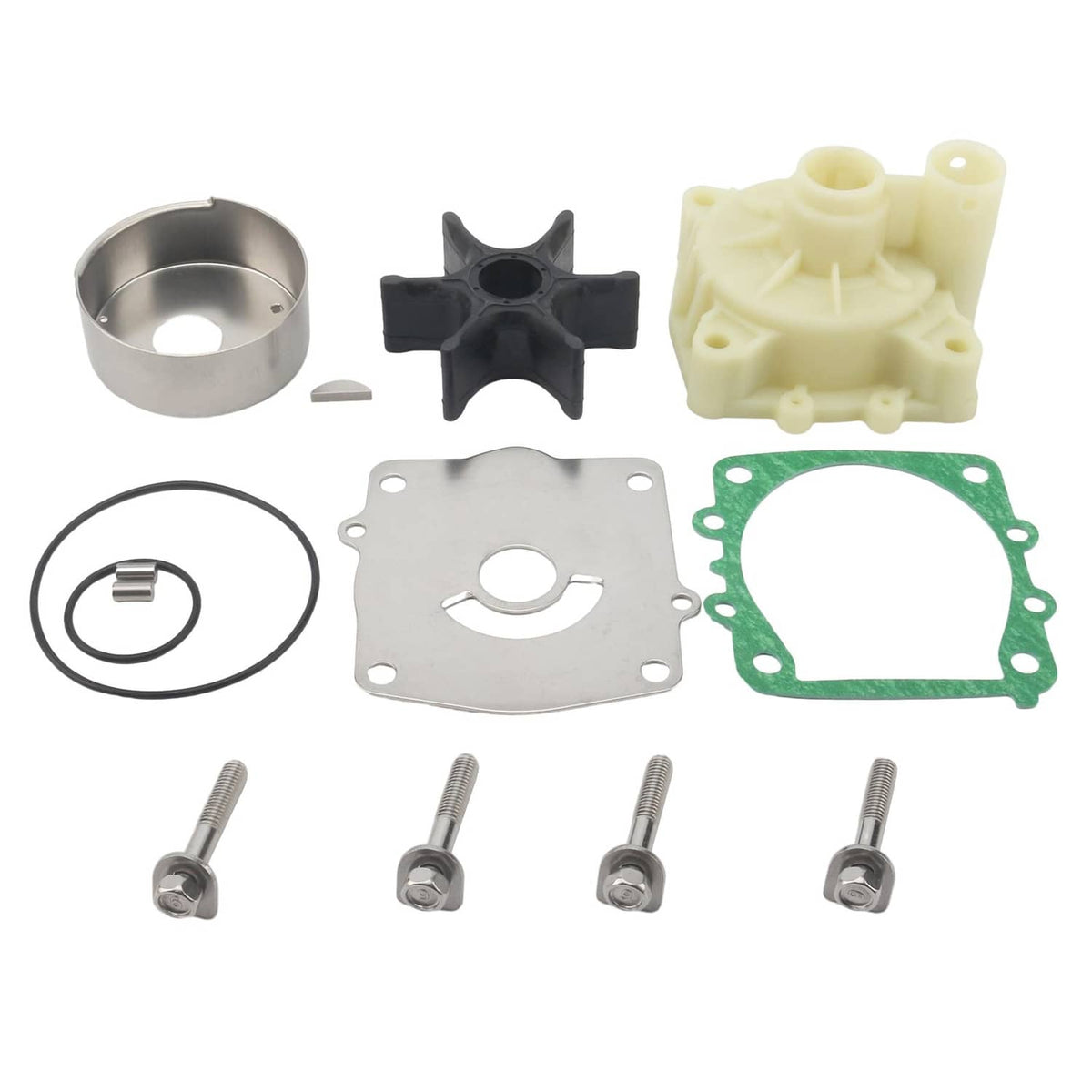 Solid Spare Outboard Impeller Repair Kit 6G5-W0078-01 for Yamaha 2-Stroke 150 175 200 225 HP