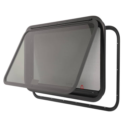 Solidspare For Camper RV Window 36" W x 22" H Push Out Emergency Exit Window Tined Glass