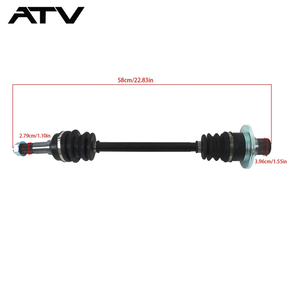 Solidspare Rear Right CV Axles Drive Shaft For Yamaha Rhino 660 700 2004-09 5UG-F53B0-01-00