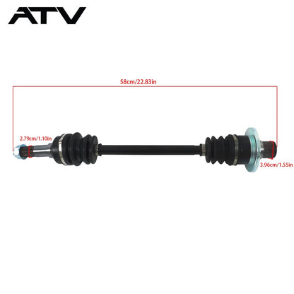 Solidspare Rear Right CV Axles Drive Shaft For Yamaha Rhino 660 700 2004-09 5UG-F53B0-01-00