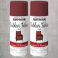2 Cans Rust-Oleum Specialty Fabric Spray Paint, Dark Red, 12 Oz.