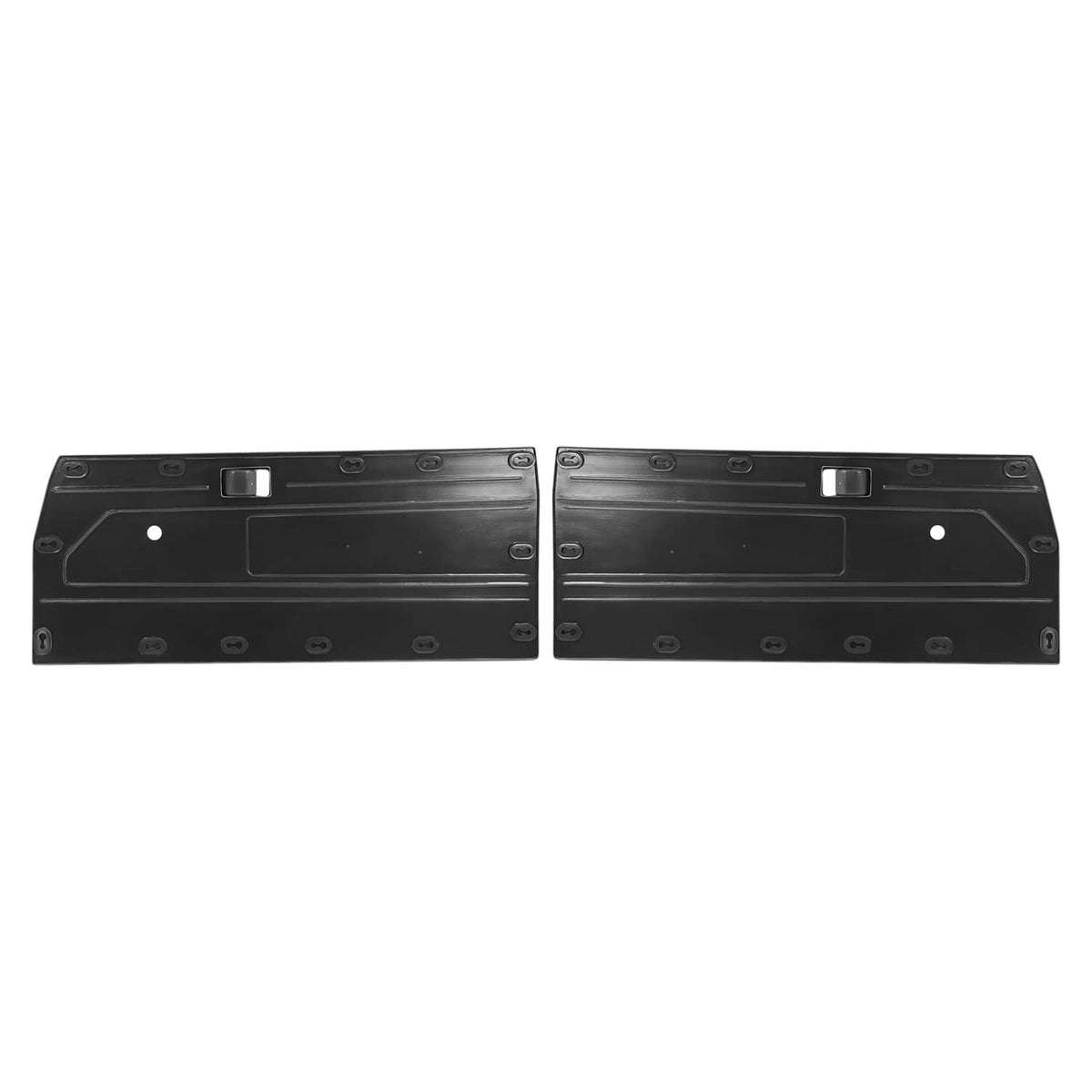Solid Spare Fit 84-87 Toyota Pickup Truck Interior Door Panels Center Section Black ABS