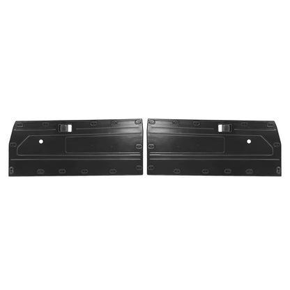 Solid Spare Fit 84-87 Toyota Pickup Truck Interior Door Panels Center Section Black ABS