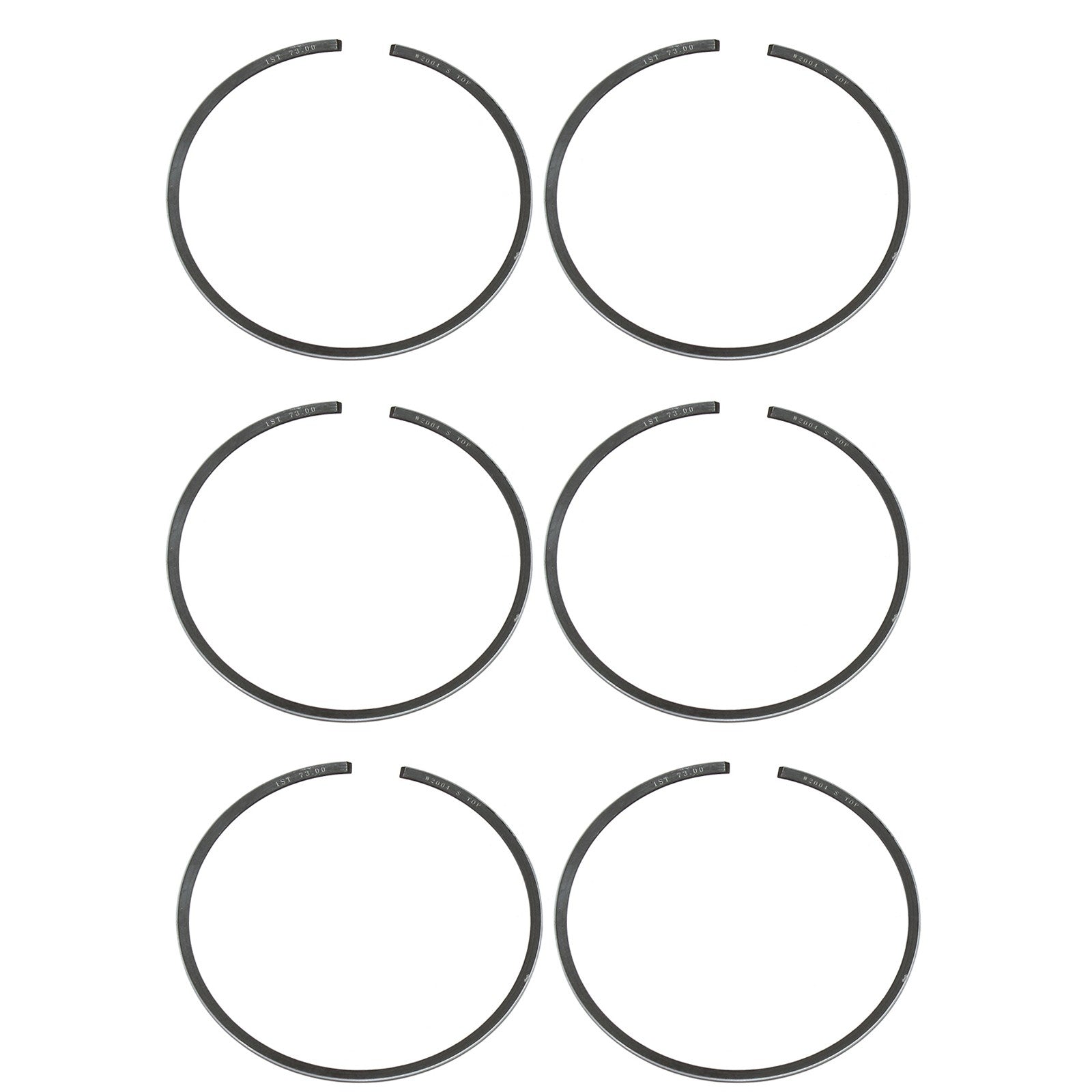 Solid Spare 3 Namura Piston Ring Kits for Kawasaki 1995-2006 900 ZXI STX Standard Bore 73mm