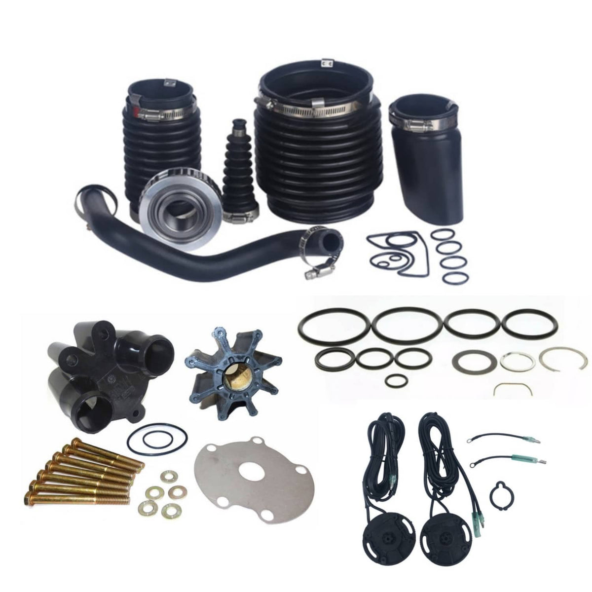 Solid Spare MerCruiser Bravo Transom Bellows Reseal Kit 30-803100T1 8M0095485 807151A14