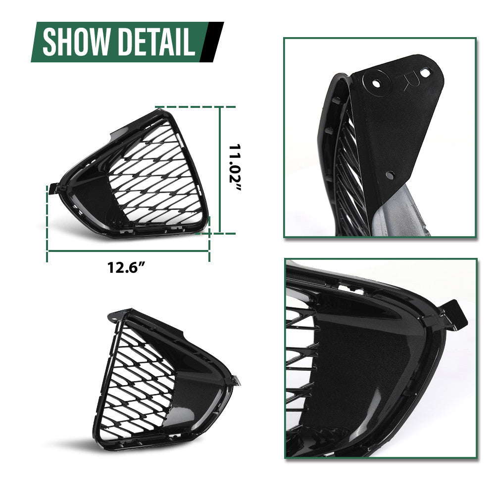 Solid Spare Fit For 2013-2015 Lexus GS GS350 GS450 Conversion to 16+ GS F Front Bumper Kit