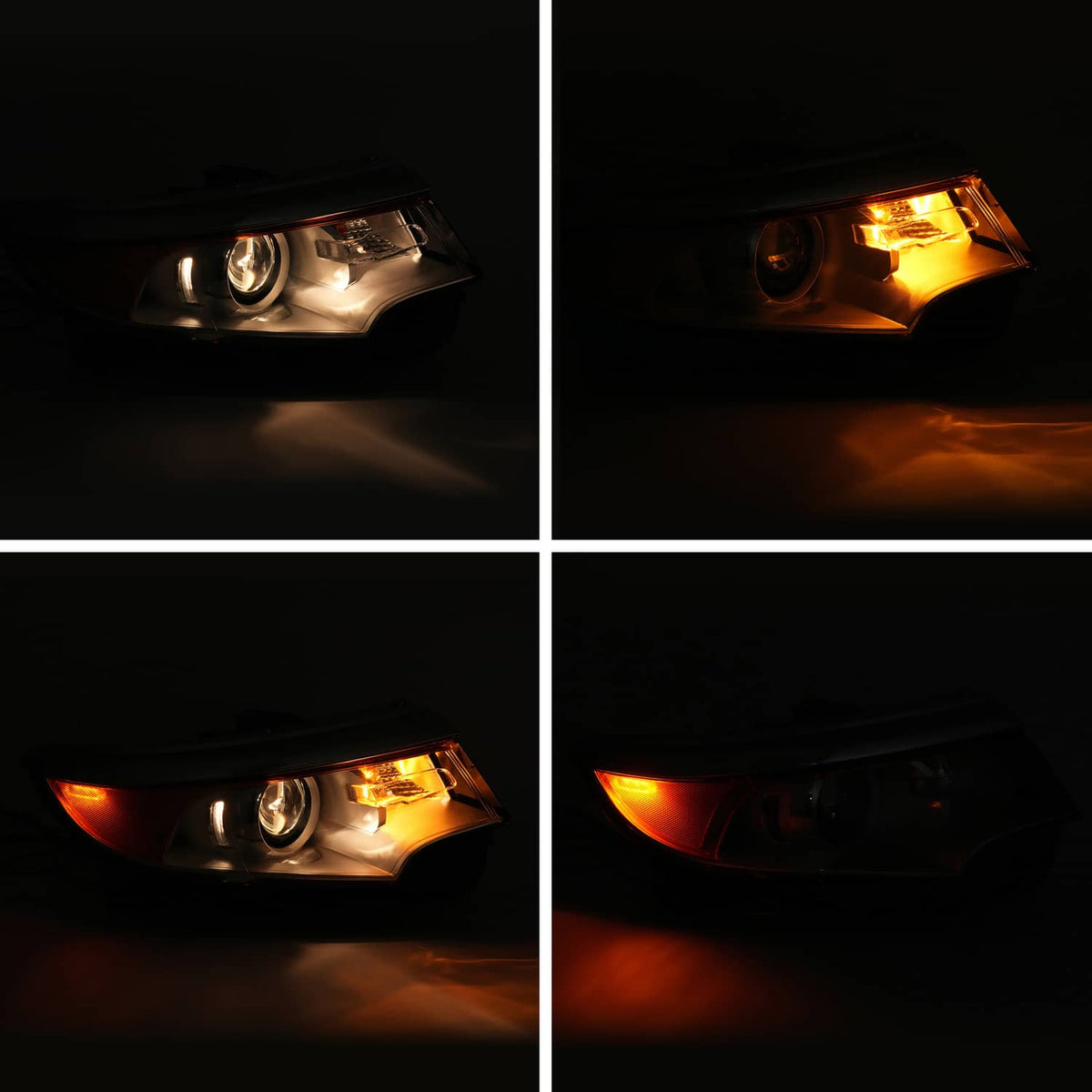 Solid Spare For Ford Edge 2011 2012 2013 2014 Headlight Right Side Halogen Projector 5 Pins
