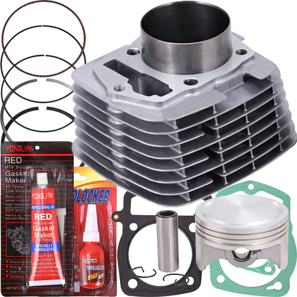 Solidspare For Honda CRF230F 2003-2019 / SL230 1997-2008 Cylinder Piston Gasket Top End Kit