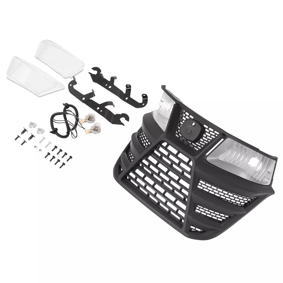 Solidspare For John Deere X300R X310 X320 X350 X370 X384 X394 Plastic ABS Grille+Headlight