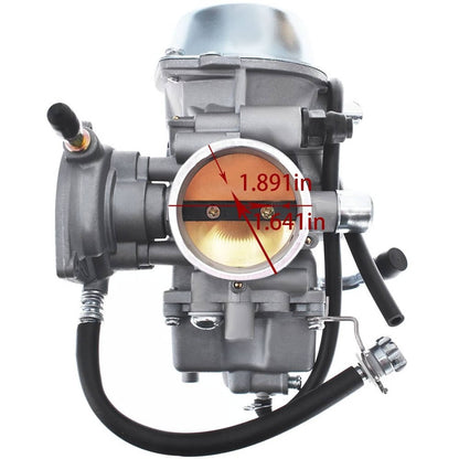 Solidspare Carburetor For Yamaha Grizzly 660 YFM660 2002-2008 With Fuel Petcock