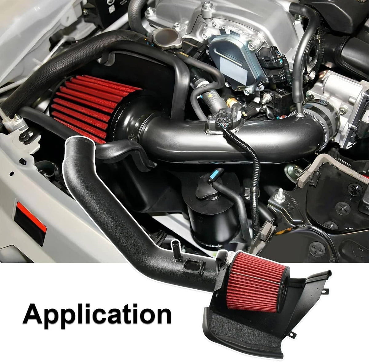 Solidspare NEW Cold Air Intake System For 12-15 BMW 335i/14-16 435i M235i /16 M2 N55 Turbo