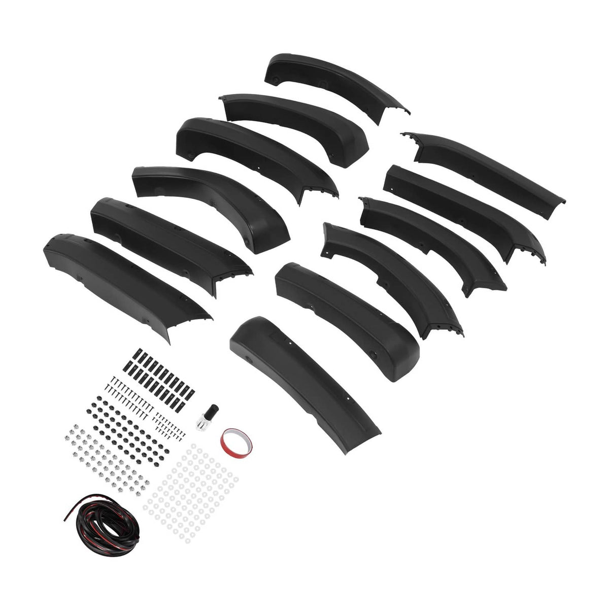 Solid Spare For 2019-2025 4WD/2WD GMC Sierra 1500 Fender Flares Front Rear 20 21 22 23 24
