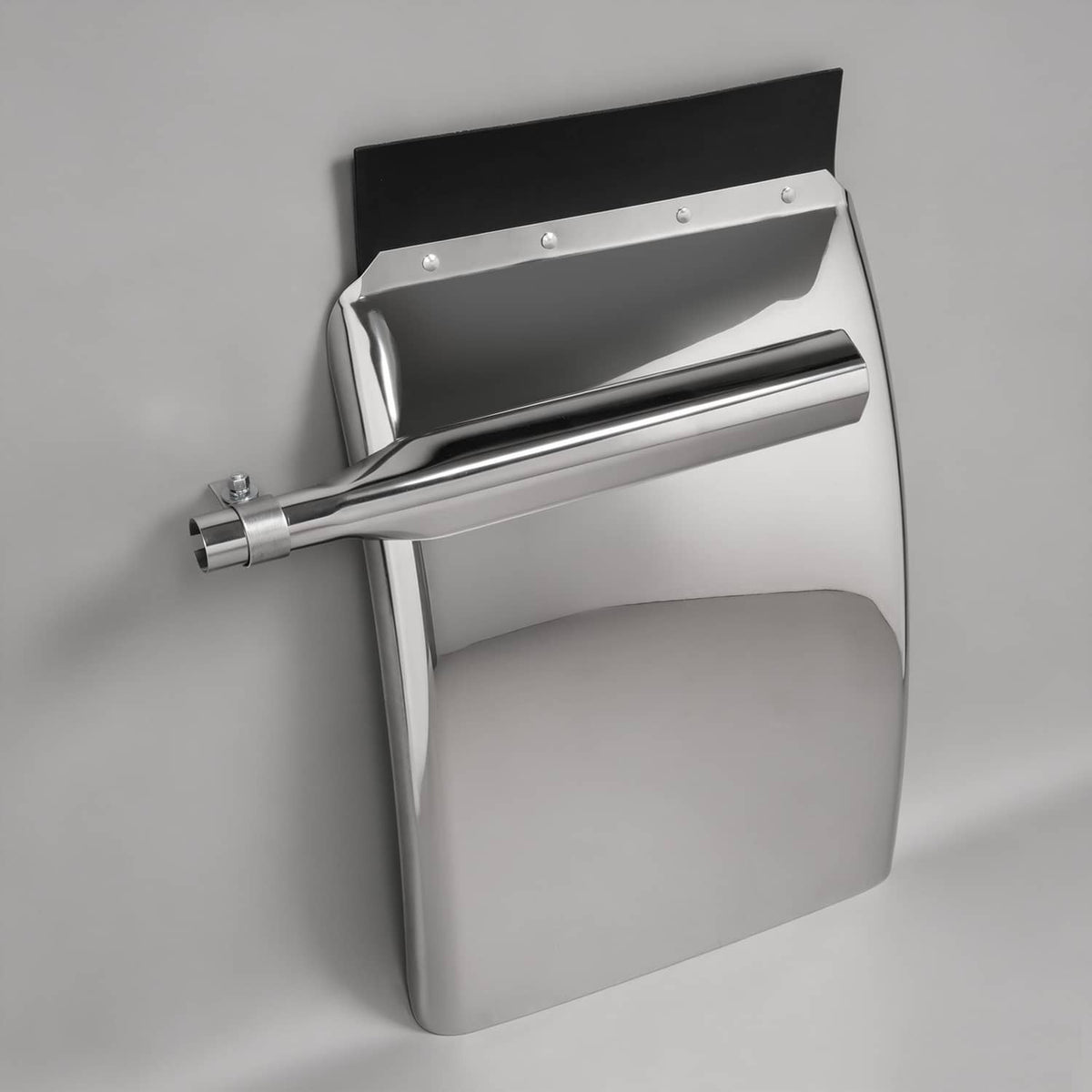 Solid Spare 34"x24" stainless steel quarter fender kit pair universal truck w/ Support Tube