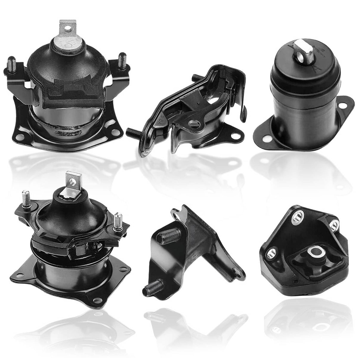 Solidspare 6PCS For 2003-2007 Honda Accord 2.4L Auto Engine Motor & Transmission Mount Set