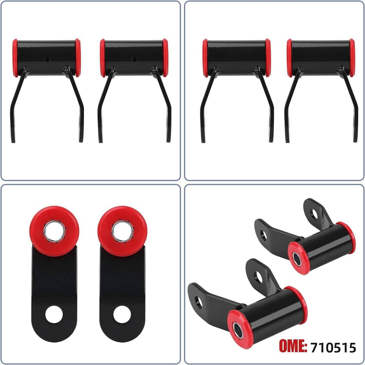 Solidspare 1" Rear Shackles Lift Kit For 1988-2018 Chevy Silverado Sierra 1500 Truck 710515