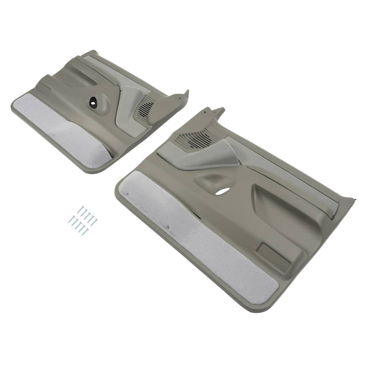 Solid Spare For 1992-1997 Bronco F-150 F-250 F-350 Inner Door Panels Gray 2Dr Left&Right