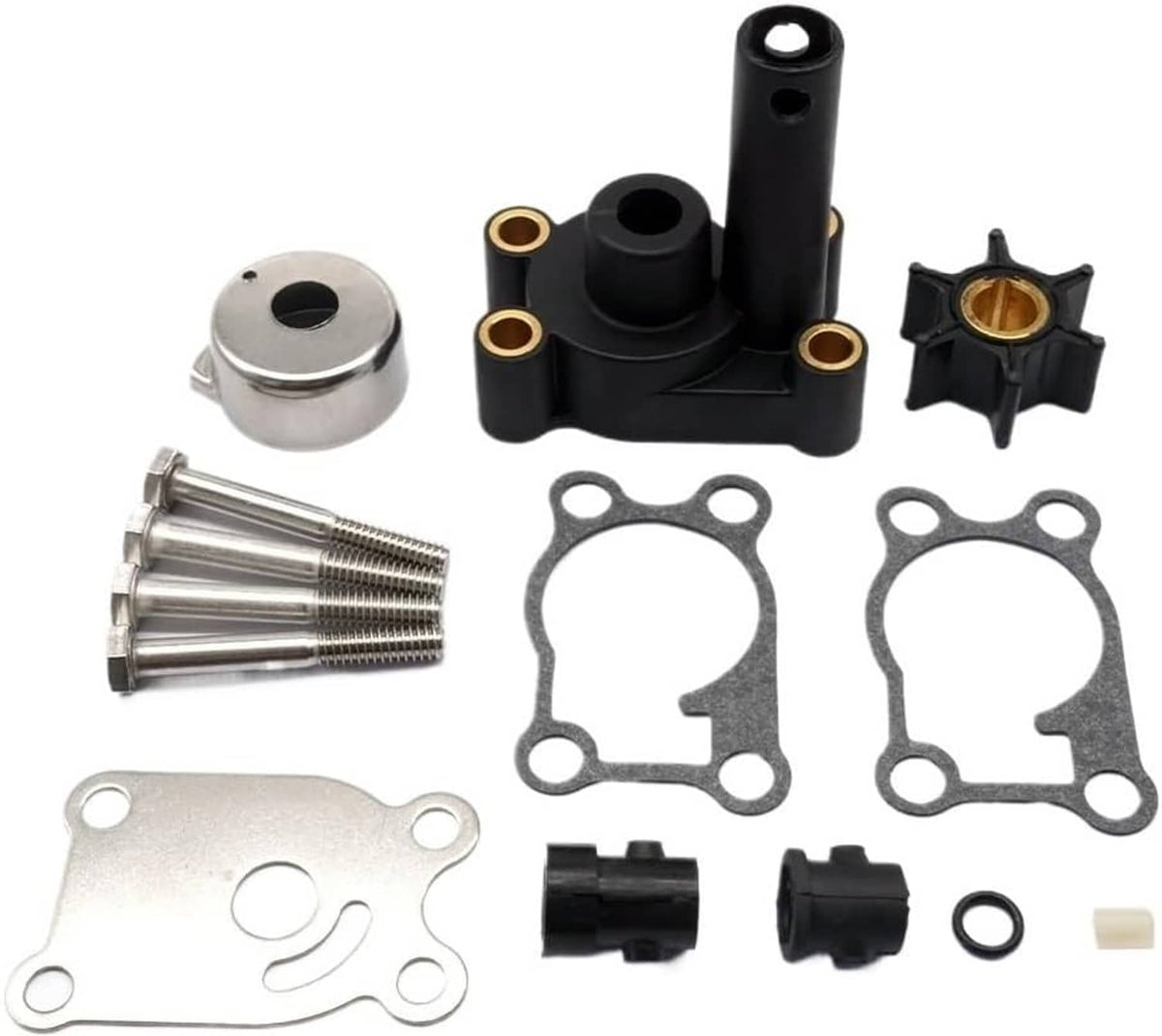 Solid Spare 0396644 Water Pump Rebuild Kit w/ Housing for Johnson Evinrude Outboard Motors