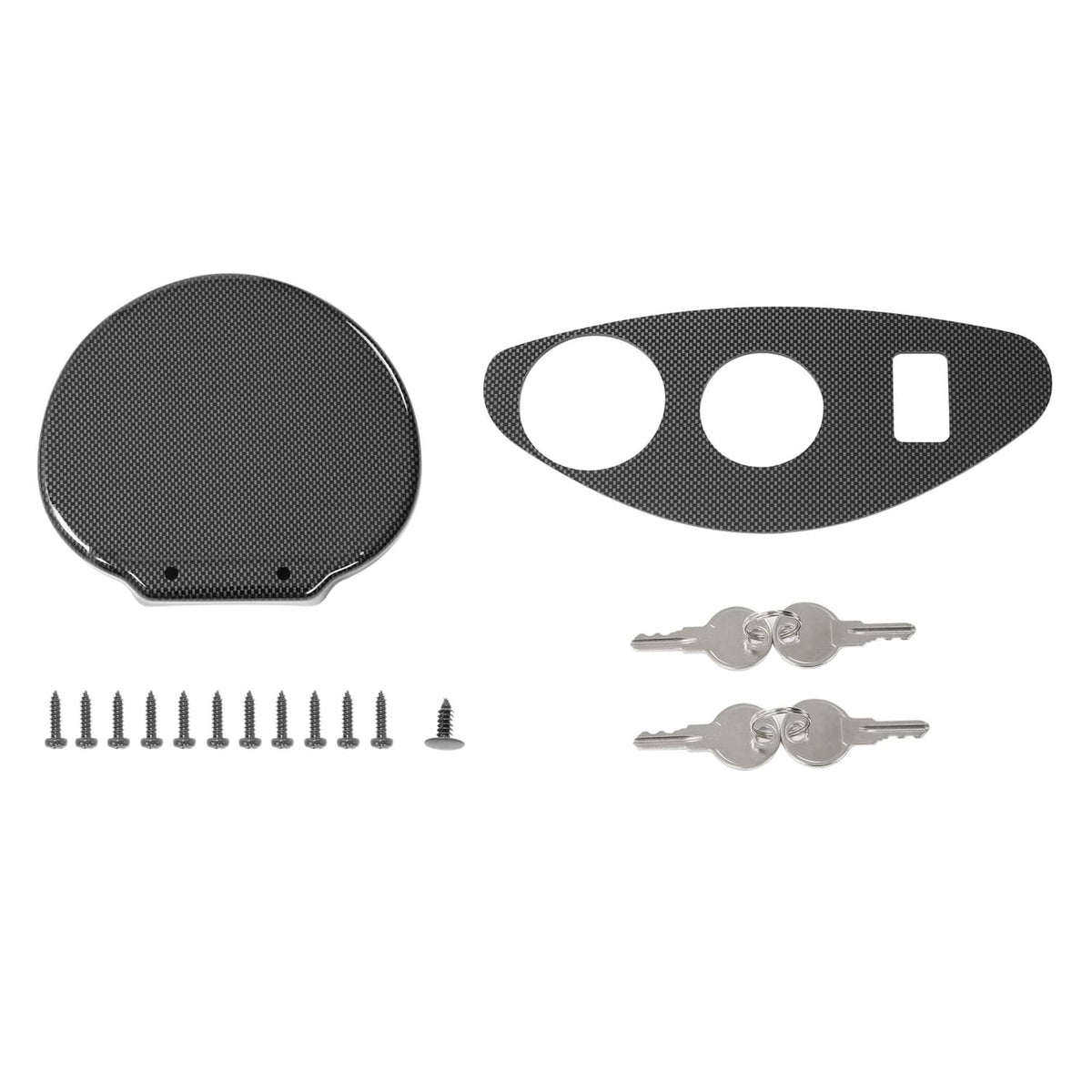 Solidspare New For EZGO RXV 08-14 Golf Cart Carbon Fiber Style Dash Board Cover