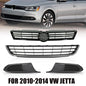 For 11 2011-2014 VW Volkswagen Jetta Upper & Lower Grille & Fog Light Covers SET