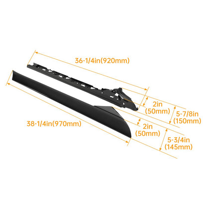 Right Side Windshield A-Pillar Molding INNER OUTER Trim For 11-19 Ford Explorer