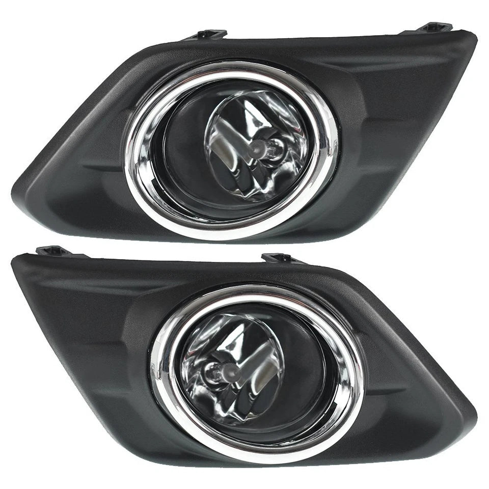 For 2014-2016 Nissan Rogue Bumper Lower Grille LH+RH Fog Light SET