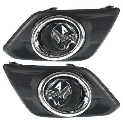 For 2014-2016 Nissan Rogue Bumper Lower Grille LH+RH Fog Light SET