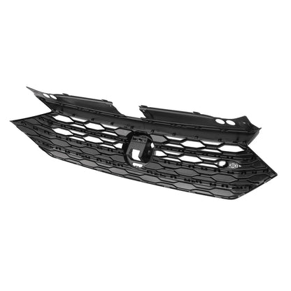 For 2019 20 2021 Volkswagen VW Jetta MK7 Front Bumper Grille Glossy Black Grill