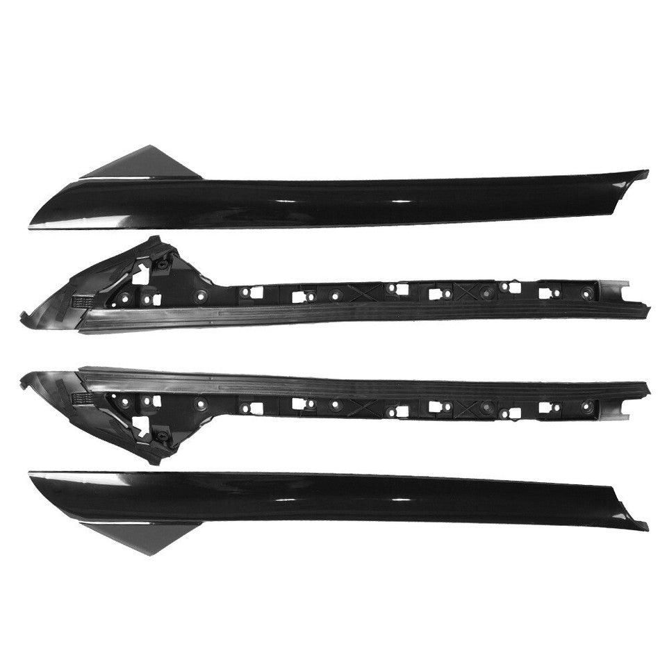 Left & Right Side Windshield A Pillar Molding Trim Fit For 2011-19 Ford Explorer