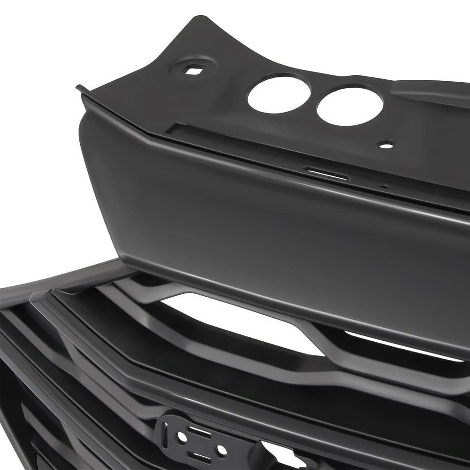 For 2019 20 2021 Volkswagen VW Jetta MK7 Front Bumper Grille Glossy Black Grill