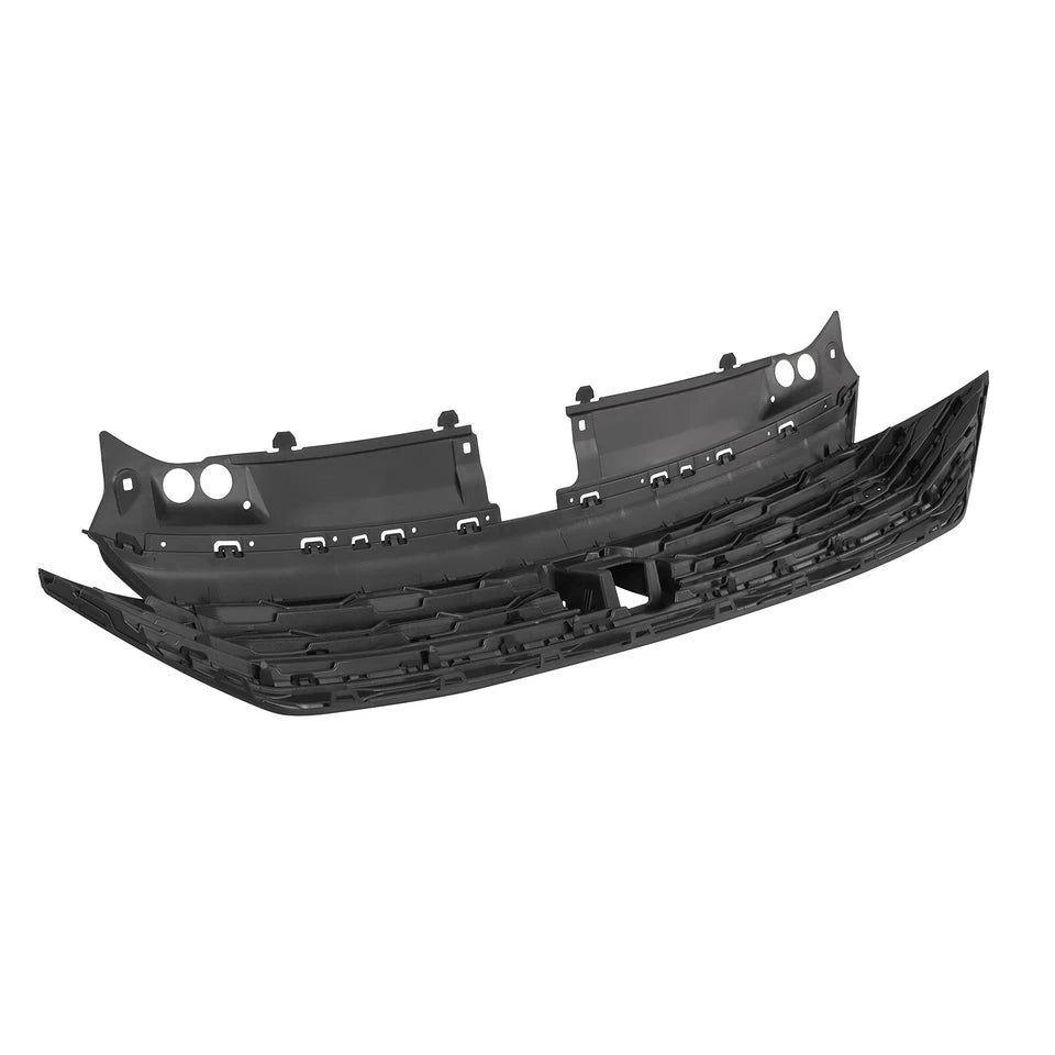 For 2019 20 2021 Volkswagen VW Jetta MK7 Front Bumper Grille Glossy Black Grill