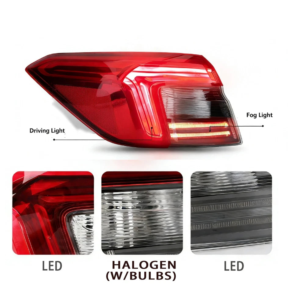 Set Tail Lights For 2022 2023 2024 Honda Civic Sedan Rear Lamps Outer Inner Side