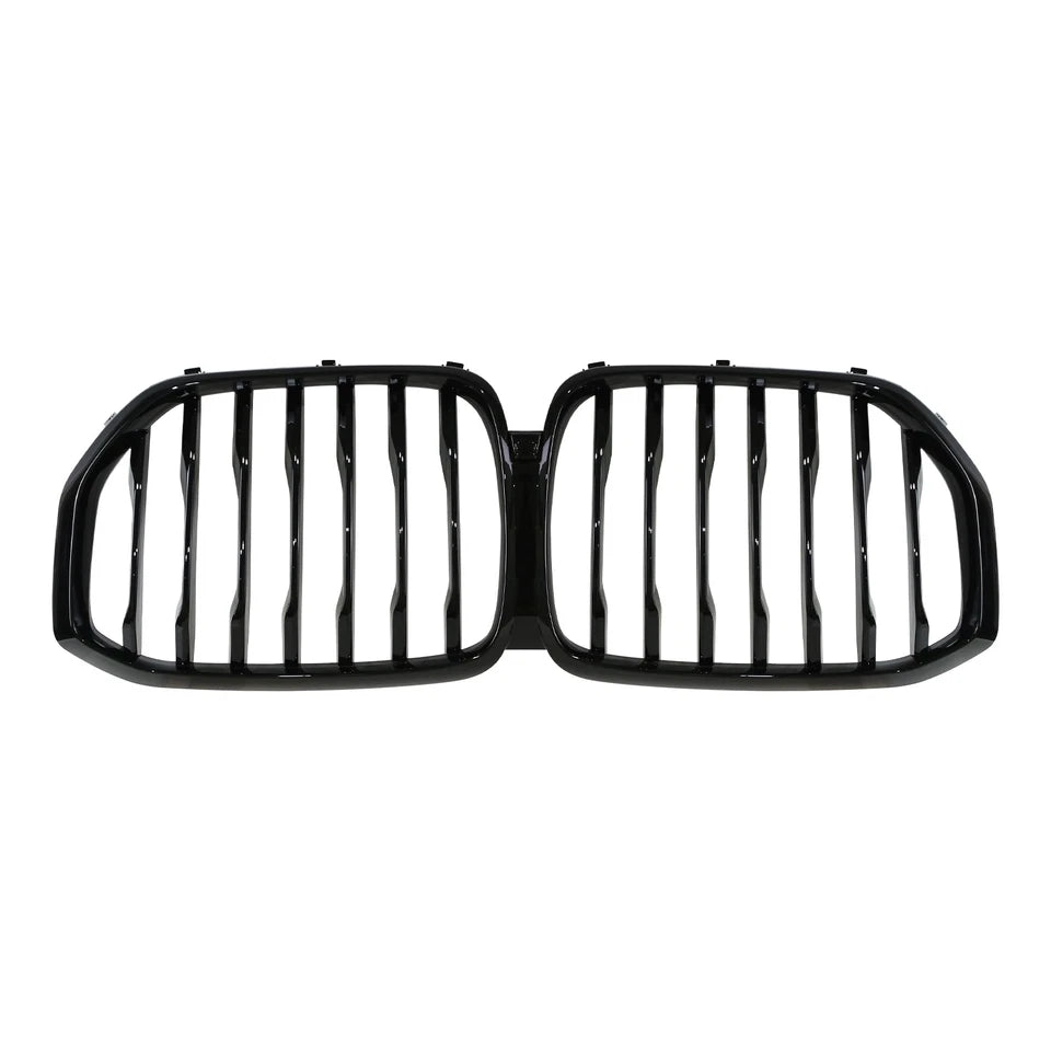 For BMW X5 G05 2019-2021 2022 2023 Gloss Black M-Performance Front Kidney Grille