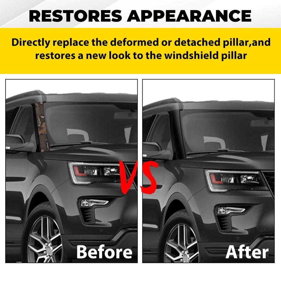 Left & Right Side Windshield A Pillar Molding Trim Fit For 2011-19 Ford Explorer