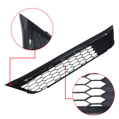 For 2016 2017 Honda Accord Honeycomb Front Lower Grill w/chrome Trim 71152T2FA50