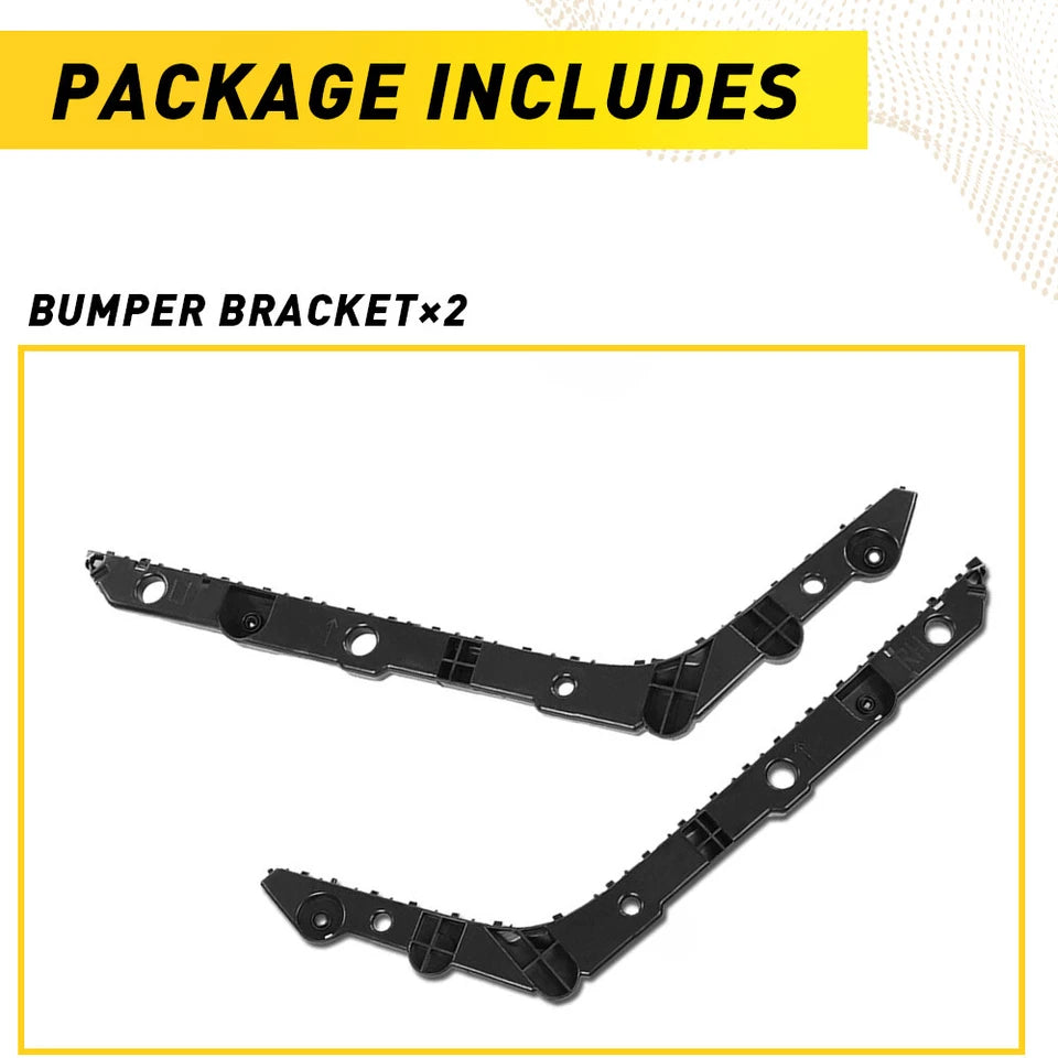 For 2013-2019 Nissan Sentra Sedan Rear Bumper Cover Bracket Set Left & Right