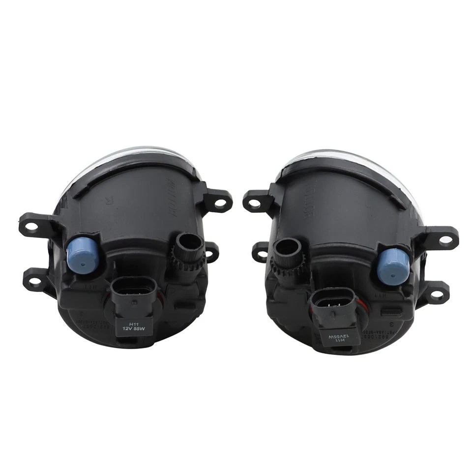 For 2011 2012 2013 Toyota Corolla Bumper Chrome Driving Fog Lights Lamps Pair