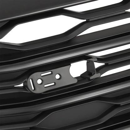 For 2019 20 2021 Volkswagen VW Jetta MK7 Front Bumper Grille Glossy Black Grill
