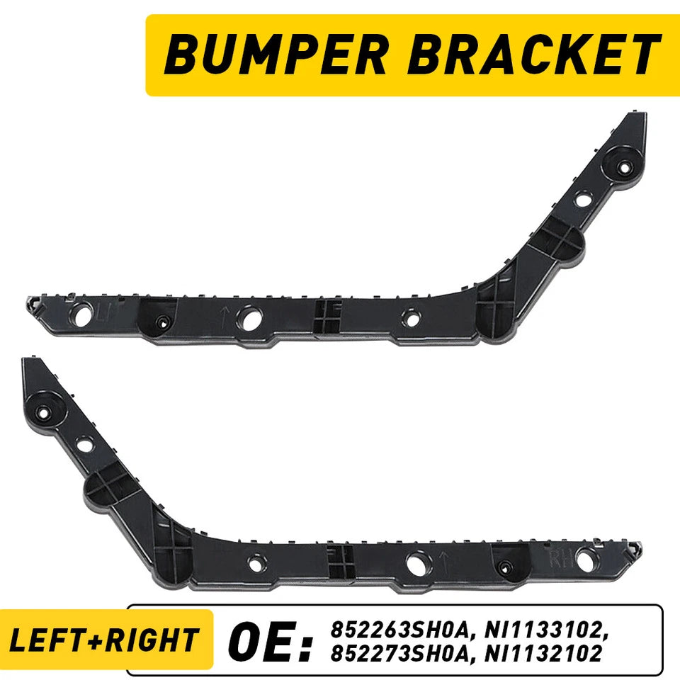 For 2013-2019 Nissan Sentra Sedan Rear Bumper Cover Bracket Set Left & Right