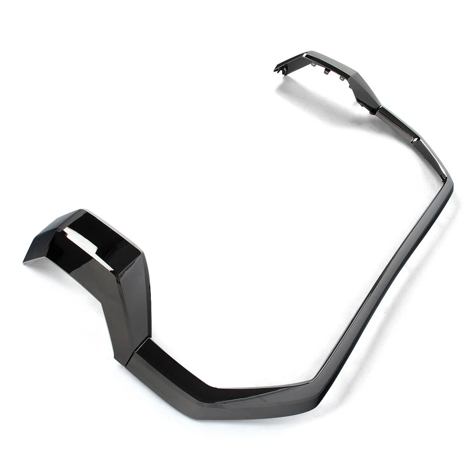 Front Bumper Grille Trim Molding Cover For Toyota Tundra 2022-2024 Glossy Black