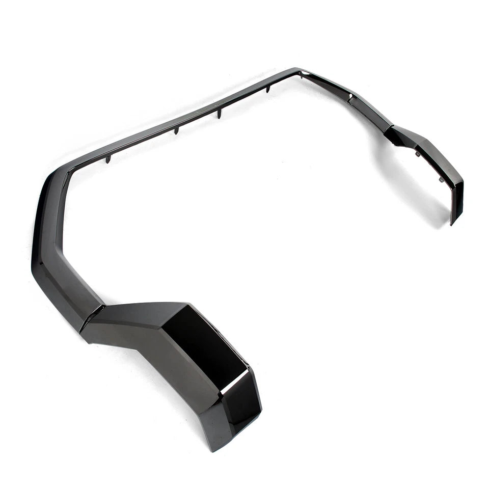 Front Bumper Grille Trim Molding Cover For Toyota Tundra 2022-2024 Glossy Black