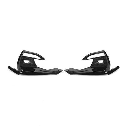 For 2018-2024 Infiniti Q50 Sport Front Upper Lower Grille Fog Light Bezels Cover