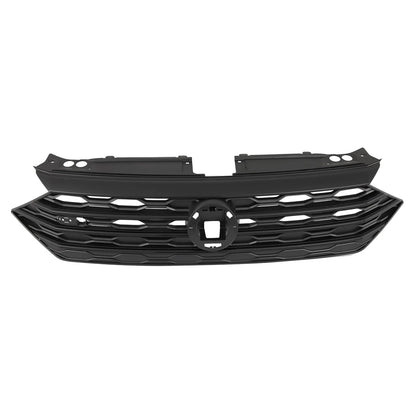 For 2019 20 2021 Volkswagen VW Jetta MK7 Front Bumper Grille Glossy Black Grill